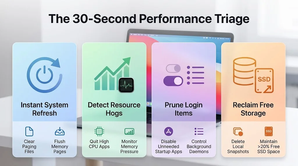 how to speed up macbook