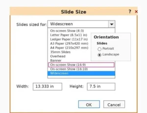 Standard Dimensions for